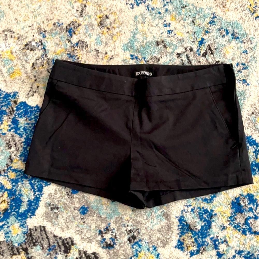 Express black shorts size 6.